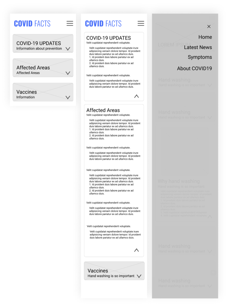 low fidelity design showcase